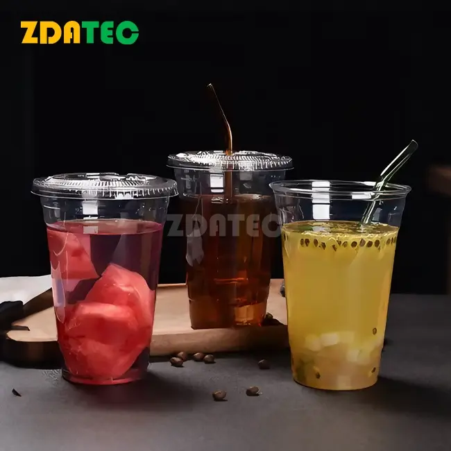 Corn tapioca starch cold tea cups